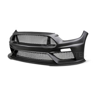 Ford Mustang Front Bumper - Anderson Composites - Type-TT Fiberglass - Matte Black - `15-`17 Ford Mustang Front Bumper - Anderson Composites - Type-TT Fiberglass - Matte Black - `15-`17